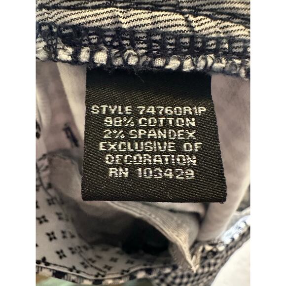 Intro Love The Fit Women’s Size 10 Black White Check Comfort Waist Stretch Ankle - Picture 7 of 8